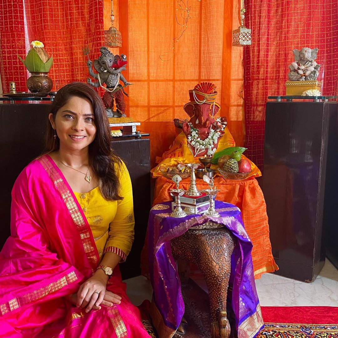 Ganesh Utsav 2022 sonalee kulkarni