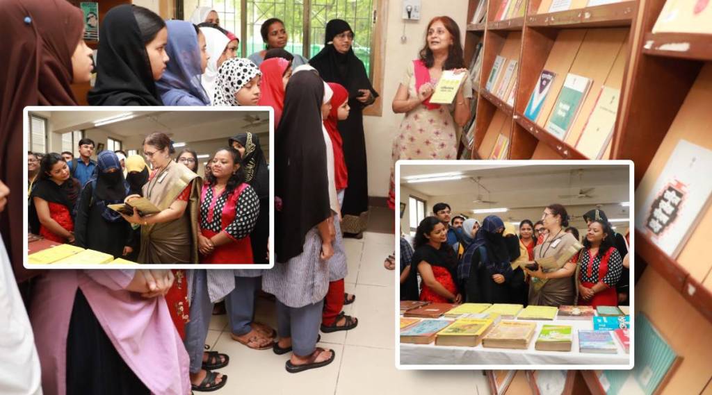( विद्या प्रसारक मंडळाच्या जोशी बेडेकर महाविद्यालयात प्रदर्शन आयोजित करण्यात आले )