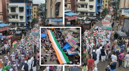 काँग्रेसचे प्रदेश सरचिटणीस व माजी नगरसेवक नजीब मुल्ला यांच्या नेतृत्वाखाली ही रॅली काढण्यात आली काँग्रेसचे प्रदेश सरचिटणीस व माजी नगरसेवक नजीब मुल्ला यांच्या नेतृत्वाखाली ही रॅली काढण्यात आली