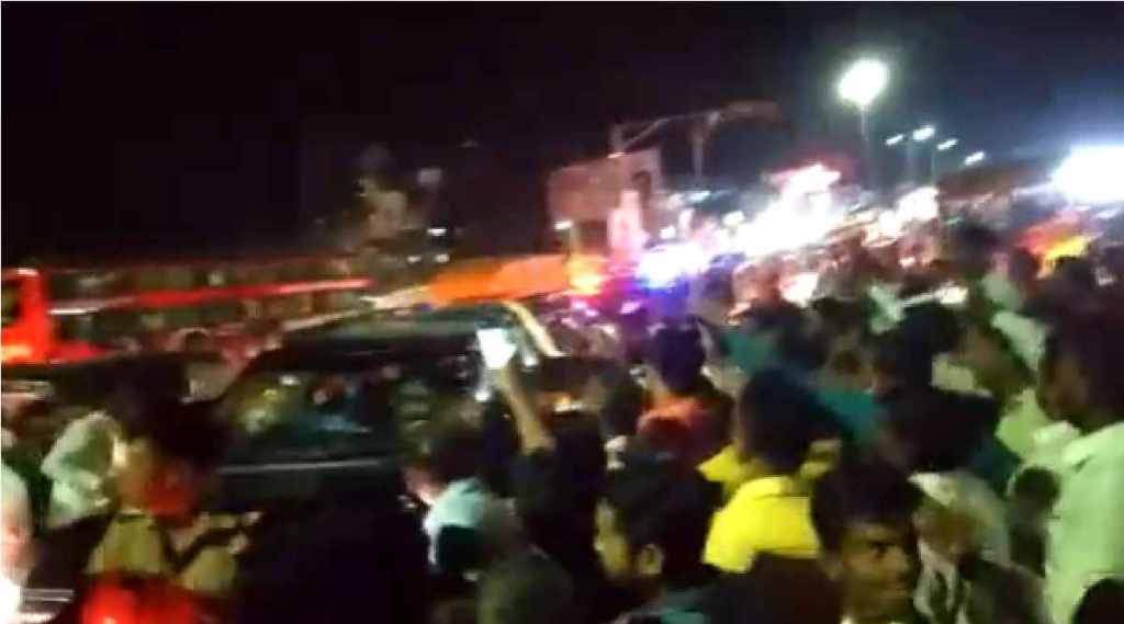 uday samant car attack