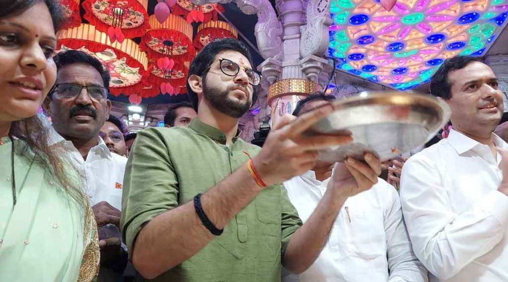Aditya Thackeray in pune Aditya Thackeray in pune
