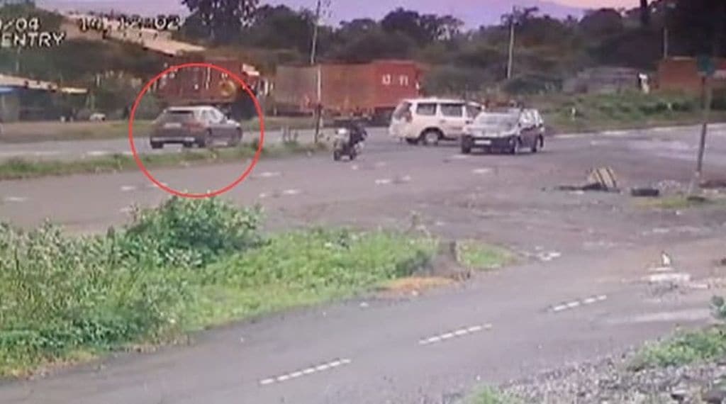 Cyrus Mistry Car Accident CCTV
