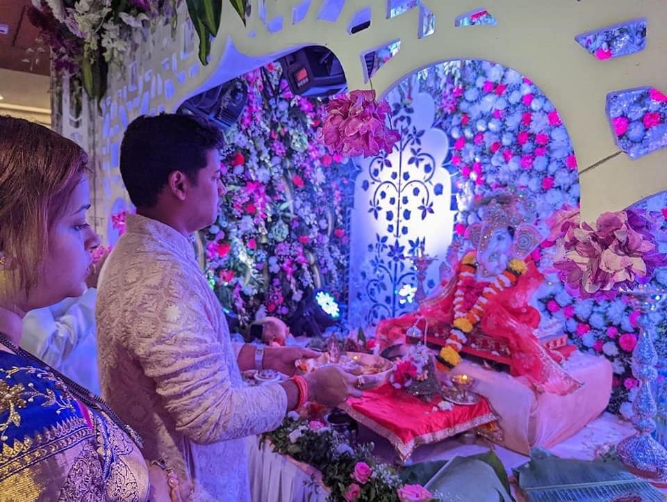 Ganpati utsav 2022 dcm devendra fadnavis reached cm eknath shindes home PM Modi vist Piyush Goyal home on ganesh chaturthi