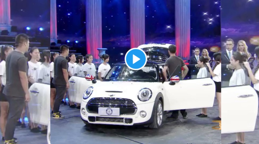27 passengers sat in Mini Cooper