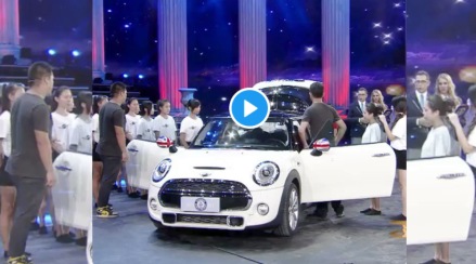 27 passengers sat in Mini Cooper