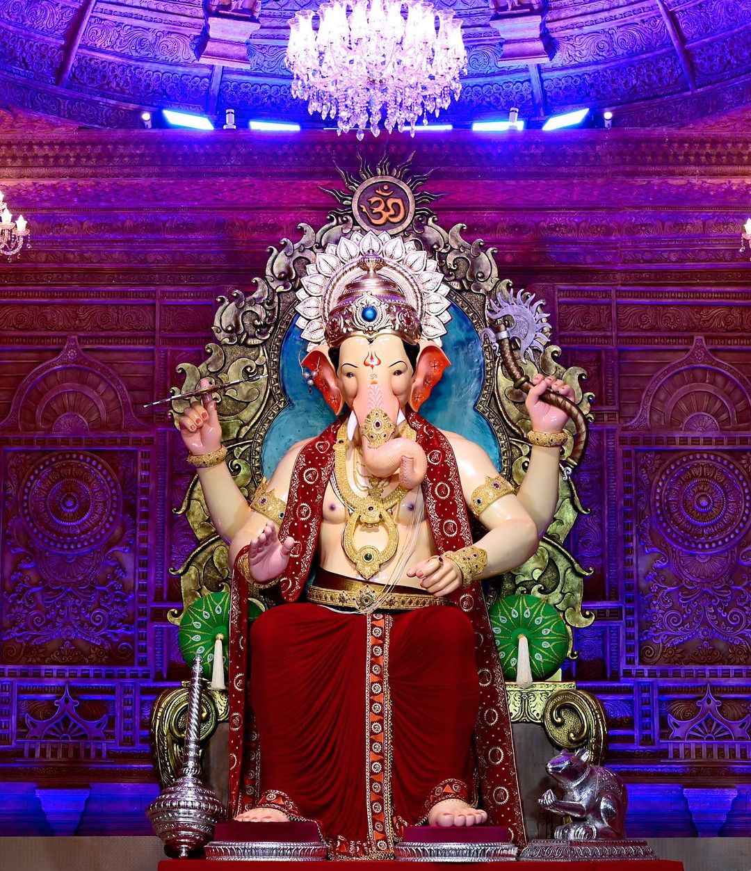 Ganeshotsav 2022 lalbaugcha raja donation money gold