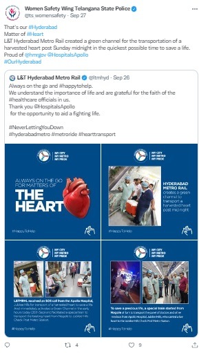 Hyderabad Doctors Take Metro While Transporting A Live Heart For Transplant Surgery