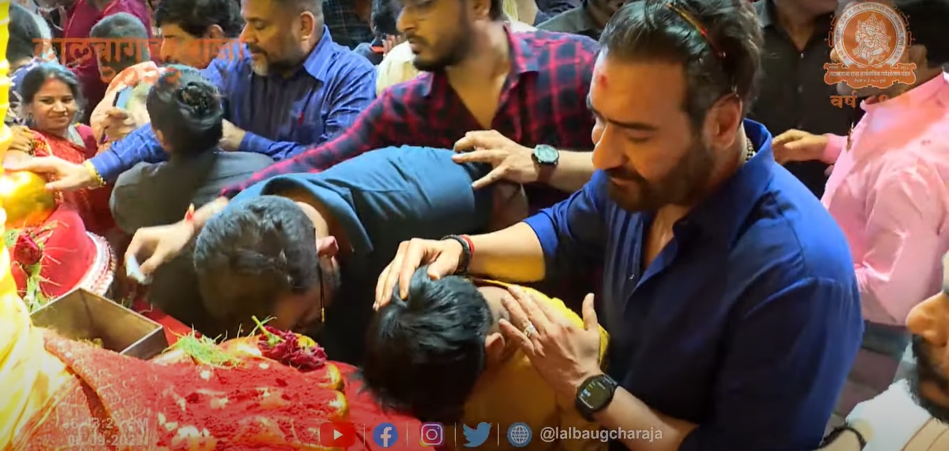 Lalbaugcha Raja 2022 Celebrities Photos