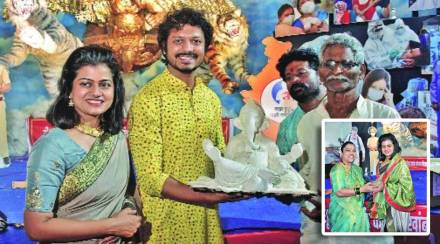 गणरायाच्या आरतीचे ‘भाग्य दिले तू मला’ ; कलाकार ‘मुंबईच्या पेशव्या’च्या चरणी लीन गणरायाच्या आरतीचे ‘भाग्य दिले तू मला’ ; कलाकार ‘मुंबईच्या पेशव्या’च्या चरणी लीन