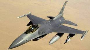 F-16 fighter jet