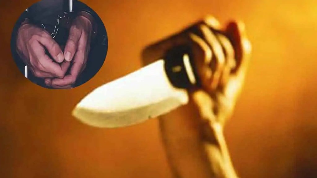 One accused ran after another accused with a knife in the bhandara district court area police