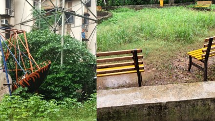 citizens facing many problem coming in pusalkar park dombivali