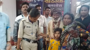 Grandparents who lived on the child's alms were arrested in dombivali railway station