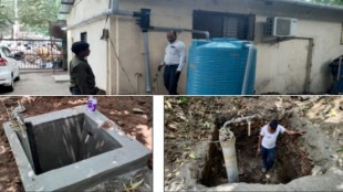 every year 3 lakah storage of water rain harvesting project office premises forest department in kalyan