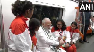 PM modi travelled in METRO