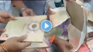 A young woman was carrying a marriage certificate to the airport