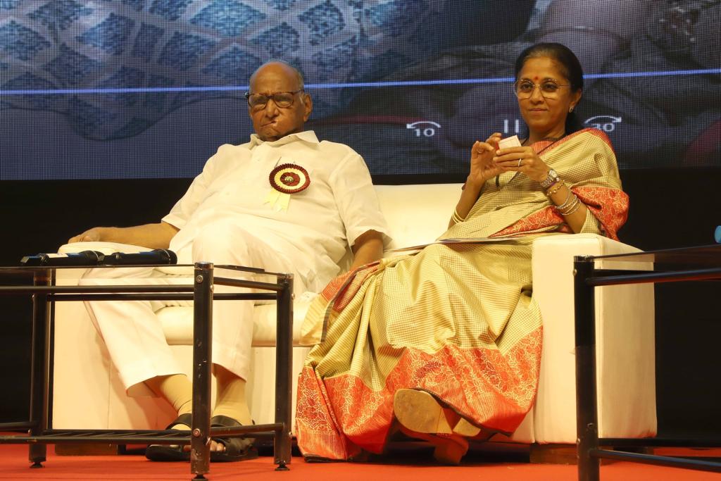 ncp chief sharad pawar and supriya sule interview