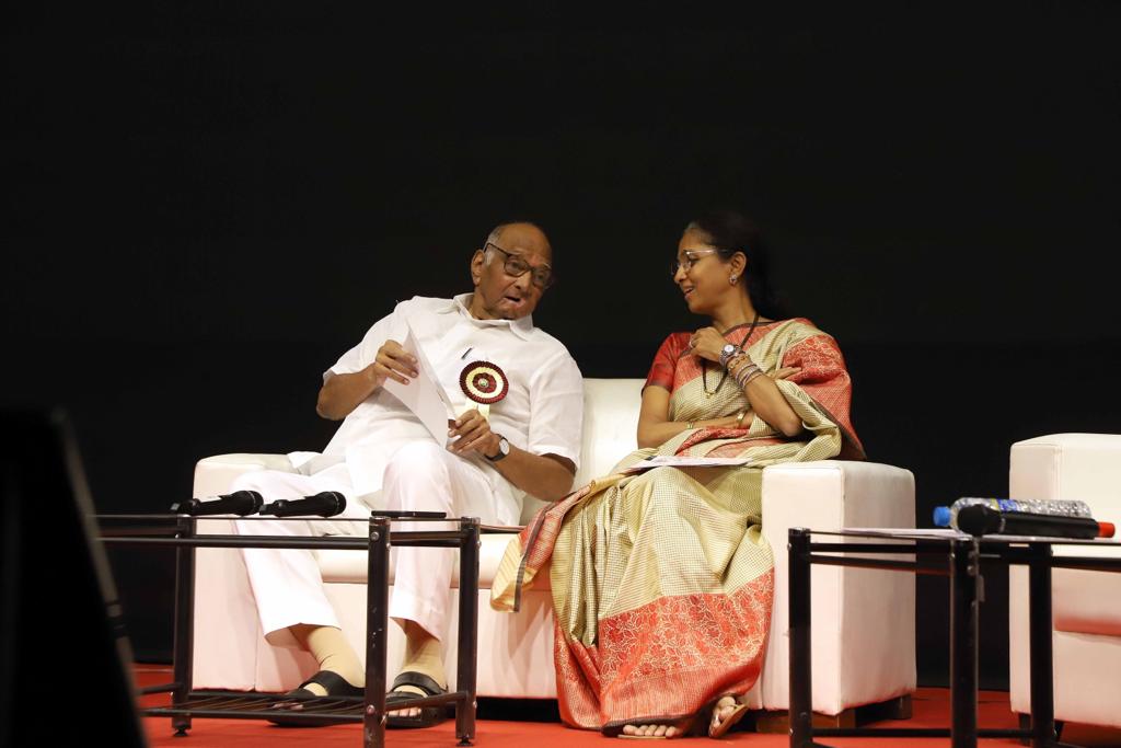 ncp chief sharad pawar and supriya sule interview