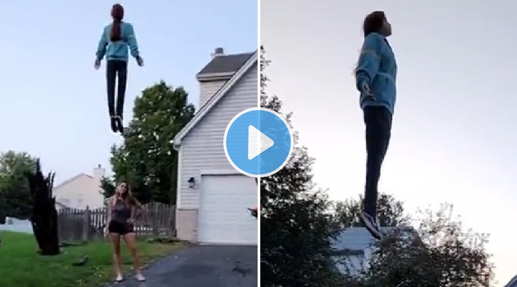 girl in air