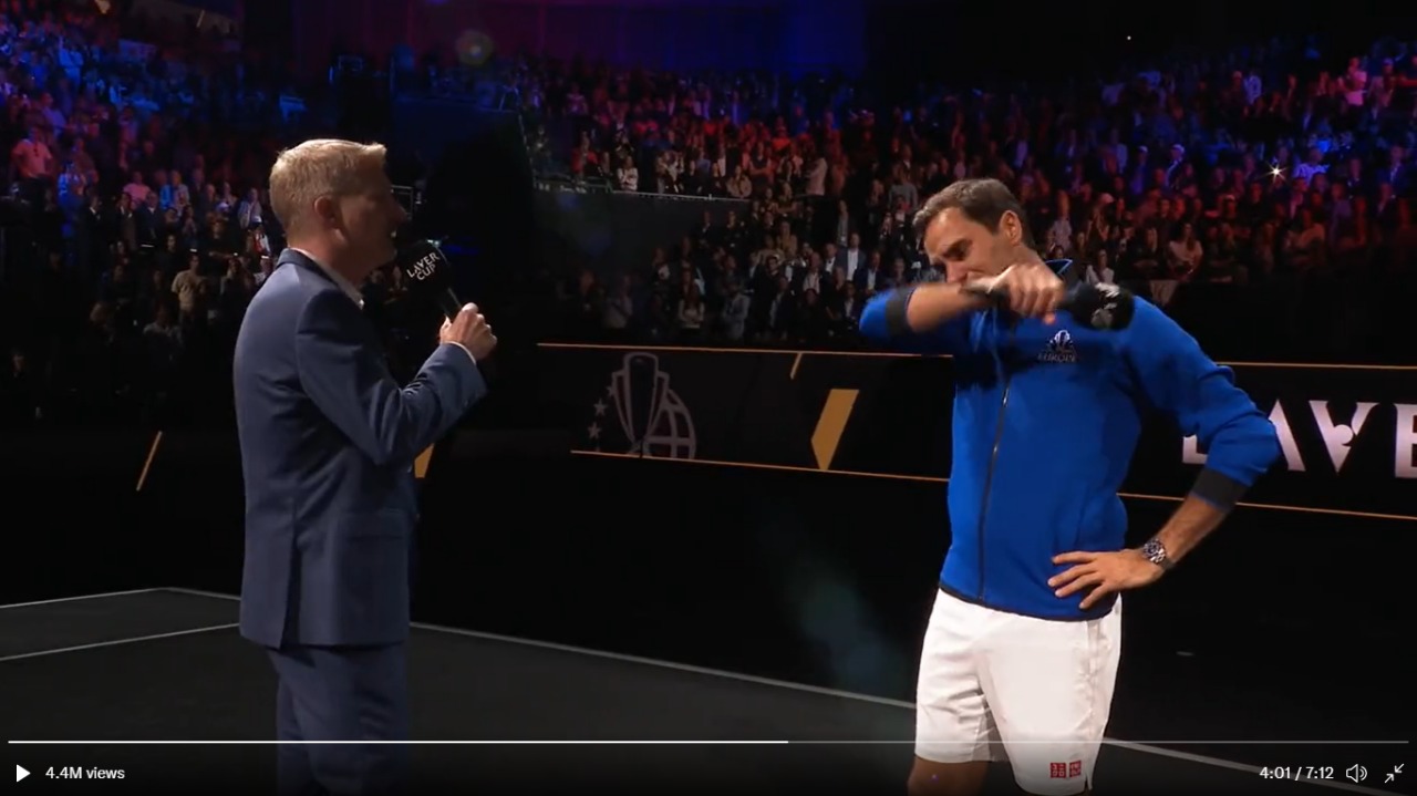 Roger Federer emotional farewell Rafael Nadal retirement match