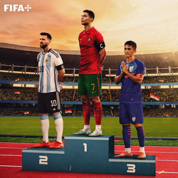 fifa honours indian football captain sunil chhetri