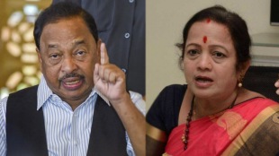 kishori pednekar criticize narayan rane