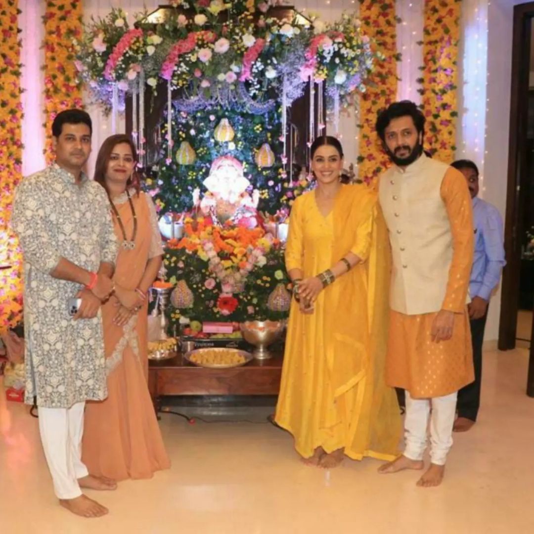 Ganesh Darshan at Chief Minister Eknath Shinde's 'Varsha' residence