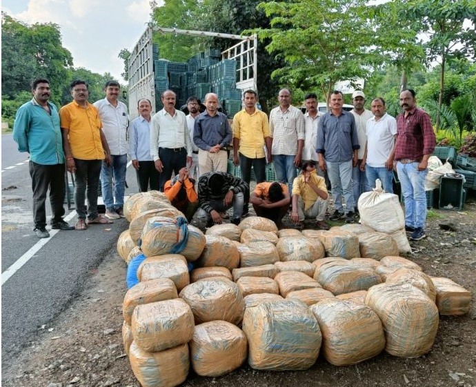 Trafficking of ganja from Andhra Pradesh through Pandharkawada-Yavatmal-Babhulgaon