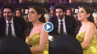 Sara Ali Khan, Kartik Aaryan, OTT Play Awards 2022, kartik aaryan sara ali khan video, सारा अली खान, कार्तिक आर्यन, bollywood news, entertainment news, sara kartik