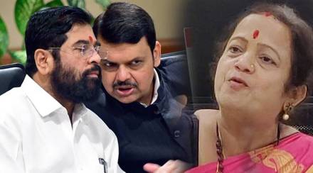 kishori pednekar on eknath shinde devendra fadnavis