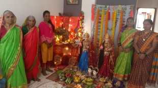 after the gouri poojan womens celebrated traditional folk songs