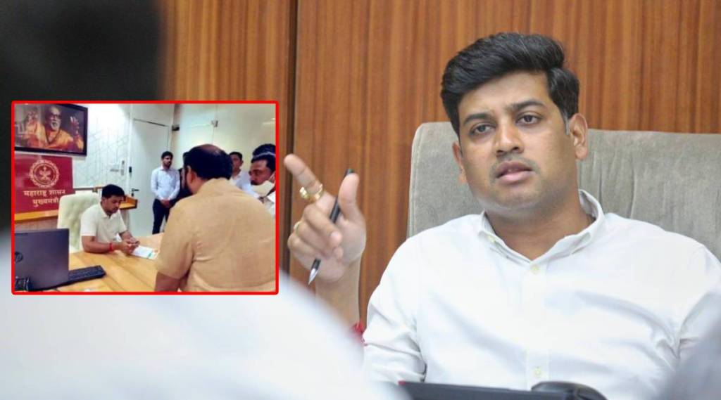 shrikant shinde on viral photo shrikant shinde on viral photo