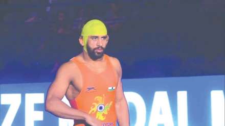 भारताचा आघाडीचा कुस्तीपटू बजरंग पुनिया