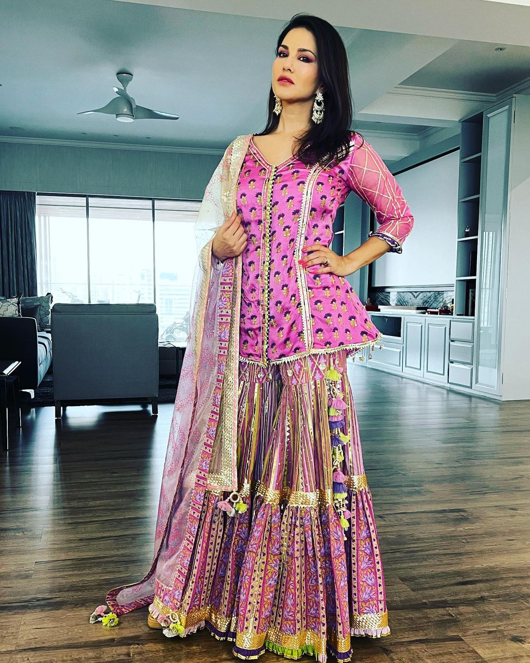 Sunny Leone in Ethnic Dress