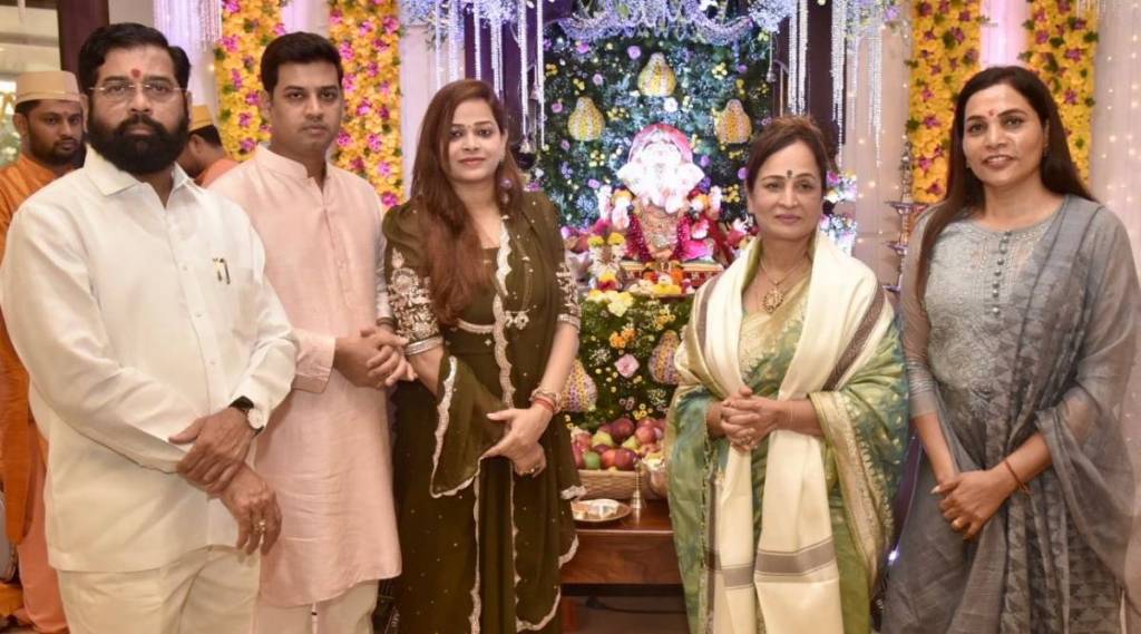 smita thakare visited varsha
