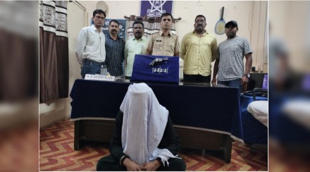 A desi-katta and four live cartridges seized at Rajura nagpur