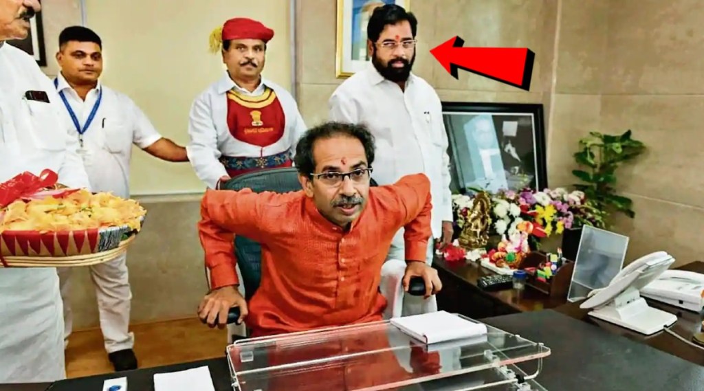 CM Shinde And Uddhav Thackeray CM Shinde And Uddhav Thackeray