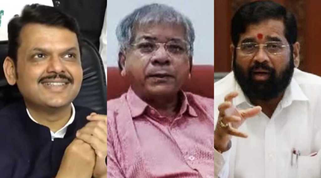 Devendra Fadnavis Prakash Ambedkar Eknath Shinde Devendra Fadnavis Prakash Ambedkar Eknath Shinde