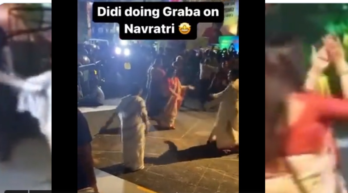 Navratri 2022 Mamata Banerjee Doing Garba