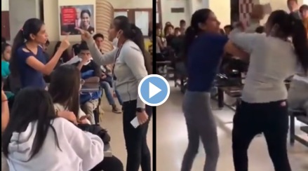 Viral Video Girls Slapping Each Other Brutally in College Canteen 30 seconds Funny Clip