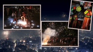 Diwali Celebration At Shivaji park Marine Drive Gate way of India Mumbai Pune Diwali Viral Pictures