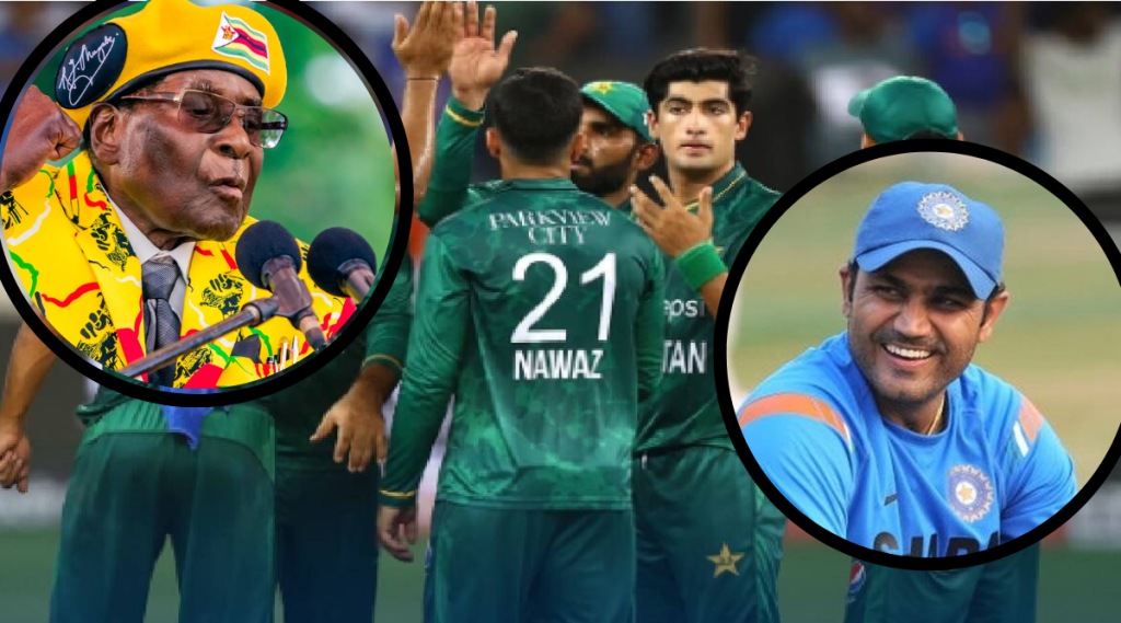 PAK vs ZIM Highlight Virendra Sehwag comments on Zimbabwe President Mr Bean post trolls Pakistan (फोटो: संग्रहित/संपादित)