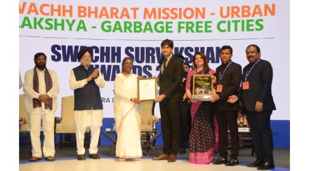 Navi Mumbai ranks third in cleanliness in the country Navi Mumbai ranks third in cleanliness in the country