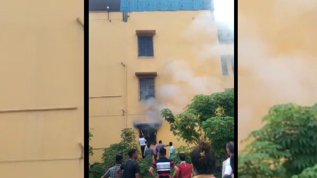 fire in school warehouse at vasai no casualties virar fire in school warehouse at vasai no casualties virar