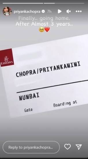 Priyanka Chopra instagram