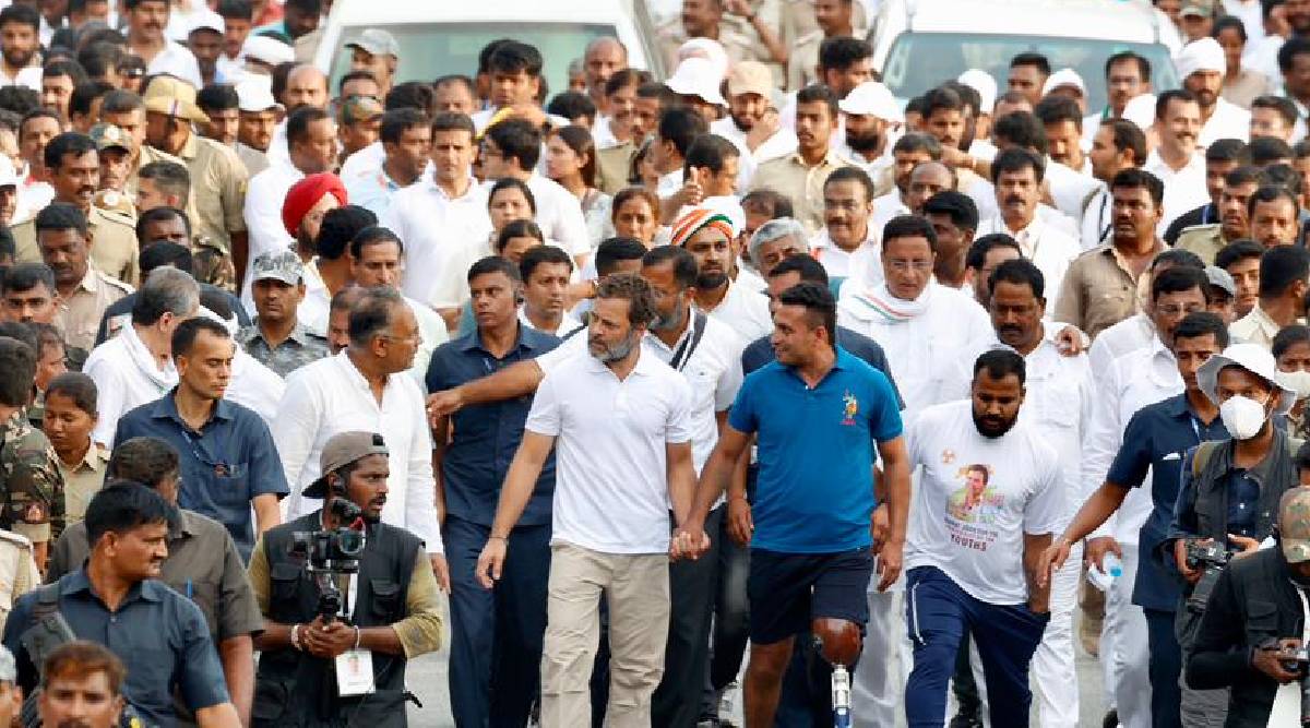 काँग्रेस नेते राहुल गांधी यांच्या नेतृत्वाखाली सुरु झालेल्या यात्रेला मोठा प्रतिसाद मिळत आहे.