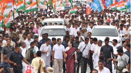 Rahul and Sonia Gandhi