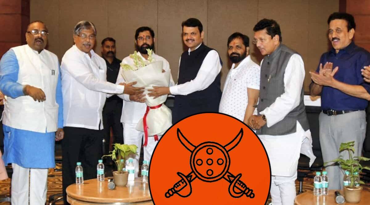  Shinde group got shield sword symbol
