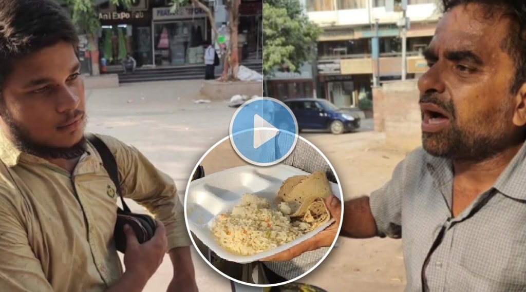 Street food vendor gives lunch free to a cobbler video goes viral netizens praises this nature of helping needy people