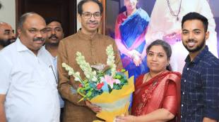 Uddhav Thakrey and rutuja Latke